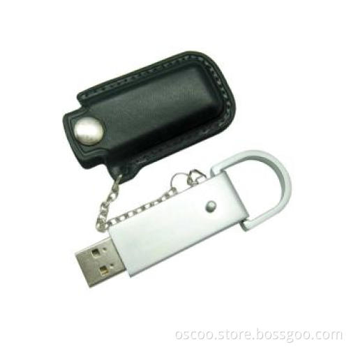 leather usb flash drive, OEM/ODM service, free logo printing